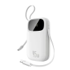 Powerbank 10000mAh 45W FC31 Qpow 3 z wyświetlaczem kablami USB-C iPhone