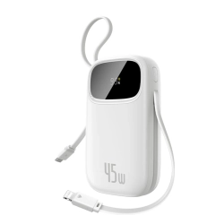 Główne zdjęcie produktu: Powerbank Baseus EnerFill FC31 Qpow 3 10000 mAh 45 W biały.