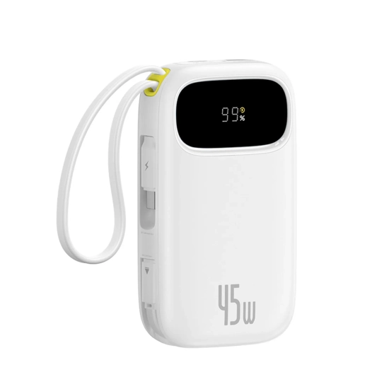 Baseus Powerbank EnerFill FC31 Qpow 3 10000 mAh 45 W biały
