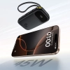Powerbank 10000mAh 45W z kablami USB-C iPhone Lightning EnerFill FC31