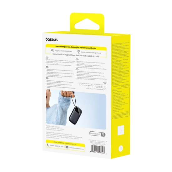 Baseus EnerFill FC31 powerbank 10000 mAh 45 W czarny