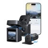 Kamera samochodowa wideorejestrator PrimeTrip VD1 2K+1080p - czarna