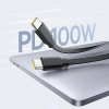 Kabel Baseus Free2Pull 2w1 USB-C 100W 1,2 m czarny