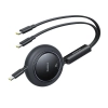 Baseus Free2Pull Mini USB-C – 2× USB-C 100W 1,2 m czarny – przewód ze złączami USB-C – 2× USB-C w kolorze czarny.