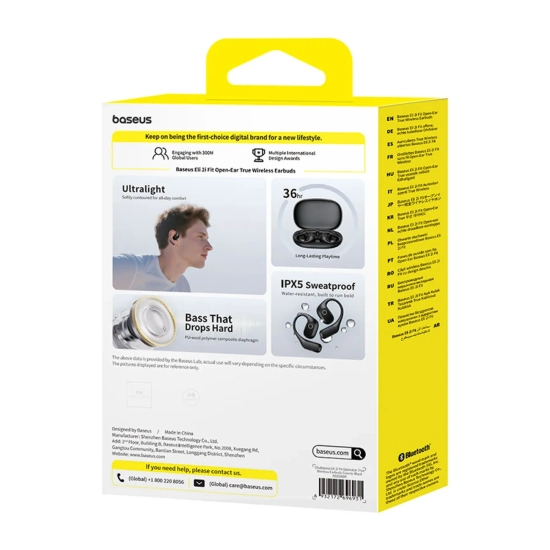 Baseus Słuchawki open-ear Eli 2i Fit A0102604 czarne