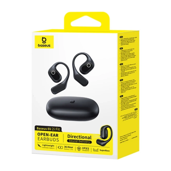 Baseus Słuchawki open-ear Eli 2i Fit A0102604 czarne
