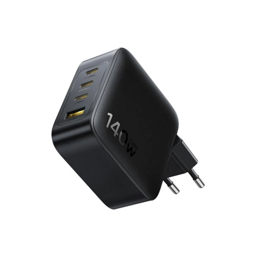 Baseus EnerFill FH11 ładowarka sieciowa 140 W GaN 3x USB-C czarna