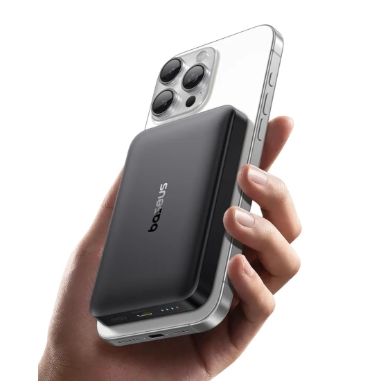 Baseus EnerFill FM12 powerbank 10000 mAh 22.5 W magnetyczny czarny