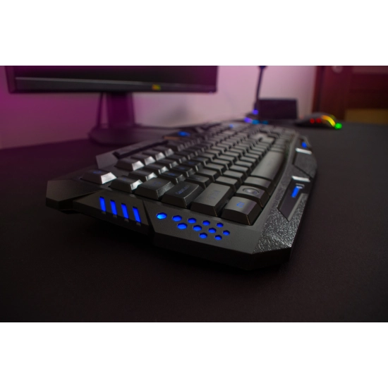 Klawiatura Marvo przewodowa (USB) US, czarna K636