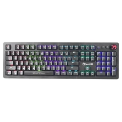 Klawiatura Marvo przewodowa (USB) US, czarna mechaniczna KG917