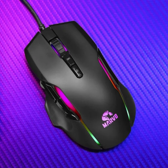 Mysz komputerowa Marvo G945 przewodowa, czarna, 10000 DPI G945 PRO
