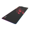 Podkładka pod mysz Marvo RGB, SCORP XL, czarna, 800 × 300 mm, 4 mm, Hub USB