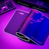 Podkładka pod mysz Marvo RGB, SCORP XL, czarna, 800 × 300 mm, 4 mm, Hub USB