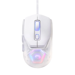 Mysz komputerowa Marvo FIT LITE G1 przewodowa, biała, 12000 DPI, + Prezent