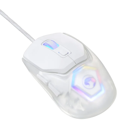 Mysz komputerowa Marvo FIT LITE G1 przewodowa, biała, 12000 DPI, + Prezent