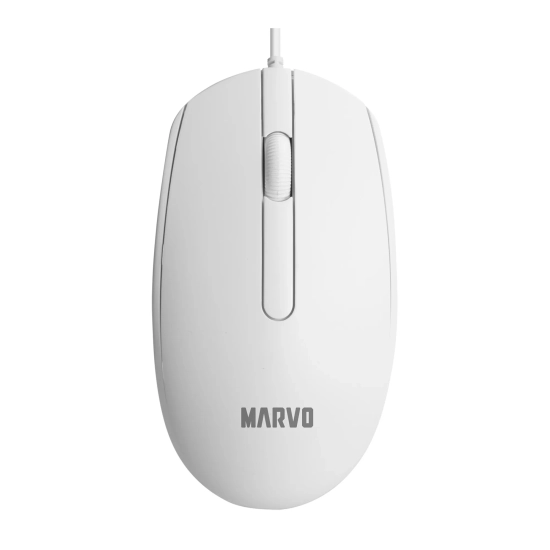 Mysz komputerowa Marvo MS003 przewodowa, biała, 1000 DPI MS003 WH