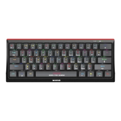Klawiatura Marvo HECATE 61B przewodowa (USB) US, czarna mechaniczna