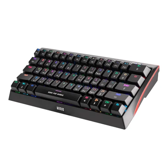 Klawiatura Marvo HECATE 61R przewodowa (USB) US, czarna mechaniczna
