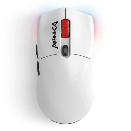 Mysz bezprzewodowa Marvo MONKA GURU G995W 26000 DPI biała