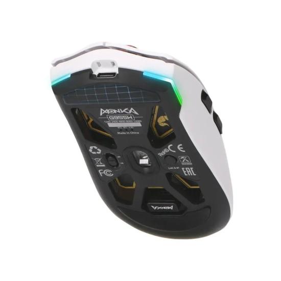 Mysz bezprzewodowa Marvo MONKA GURU G995W 26000 DPI biała