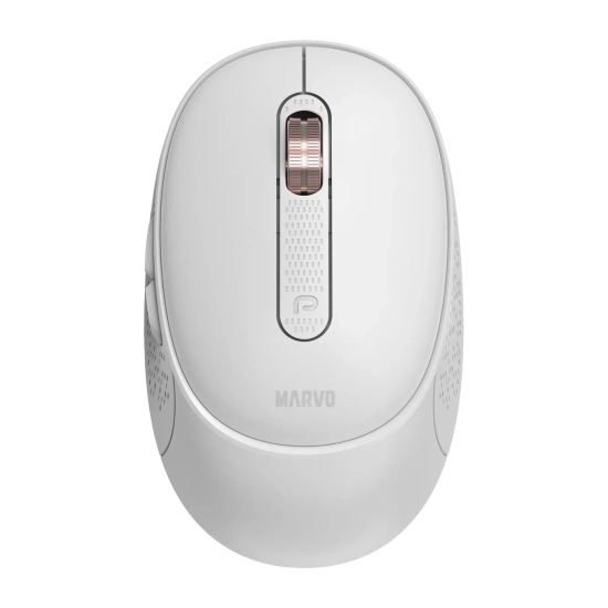 Mysz komputerowa Marvo bezprzewodowa, srebrna, 1600 DPI WM111 SW