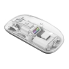 Mysz komputerowa Marvo PRISM B10 biała bezprzewodowa, biała, 1600 DPI
