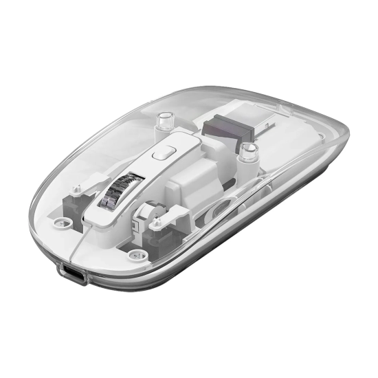 Mysz komputerowa Marvo PRISM B10 biała bezprzewodowa, biała, 1600 DPI