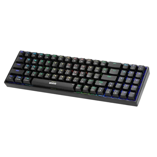 Klawiatura Marvo SHOGO 78 przewodowa (USB) US, czarna mechaniczna KG956