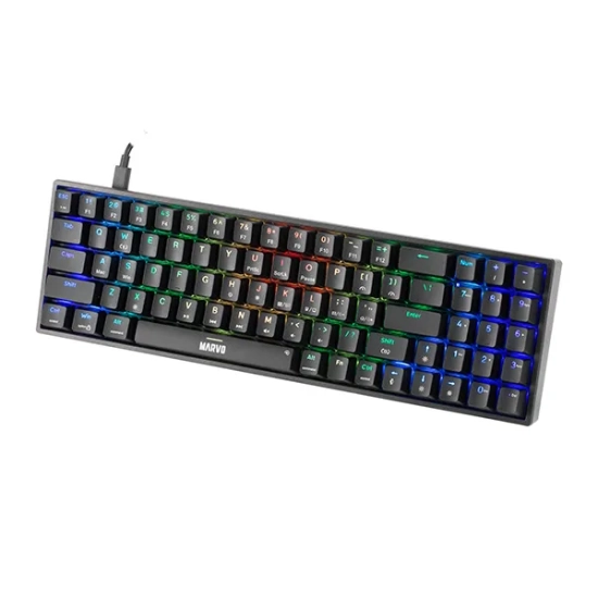 Klawiatura Marvo SHOGO 78 przewodowa (USB) US, czarna mechaniczna KG956