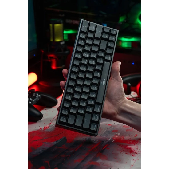 Klawiatura Marvo SHOGO 63 przewodowa (USB) US, czarna mechaniczna KG955