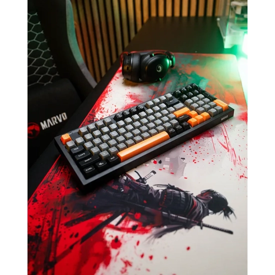 Klawiatura Marvo SOLDAT S50B przewodowa (USB) US, czarna K638B