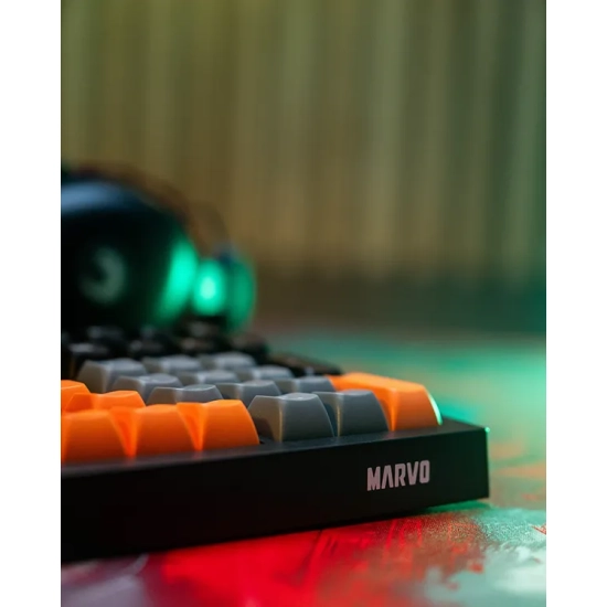 Klawiatura Marvo SOLDAT S50B przewodowa (USB) US, czarna K638B