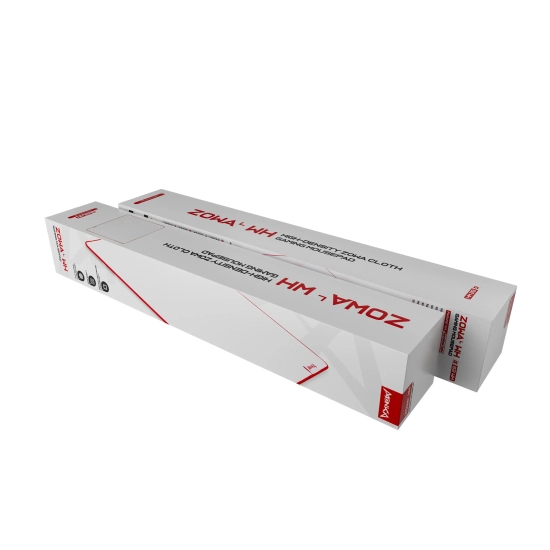 Podkładka pod mysz Marvo MONKA ZOWA L, biała, 450 × 400 × 3,5 mm G62 WH