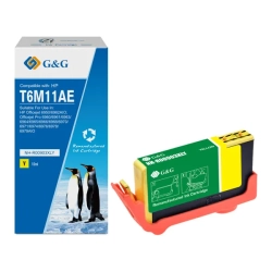 Kompatybilny tusz G&G T6M11AE HP 903XL NH-R00903XLY, żółty, 825 stron