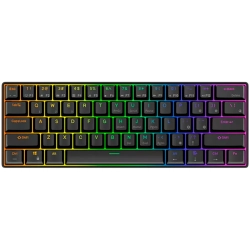 Klawiatura mechaniczna Royal Kludge RK61 w wariancie kolorystycznym Black z przełącznikami Brown Switch, układ US.
