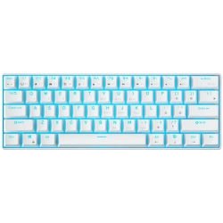 Klawiatura mechaniczna Royal Kludge RK61 w wariancie kolorystycznym White z przełącznikami Brown Switch, układ US.