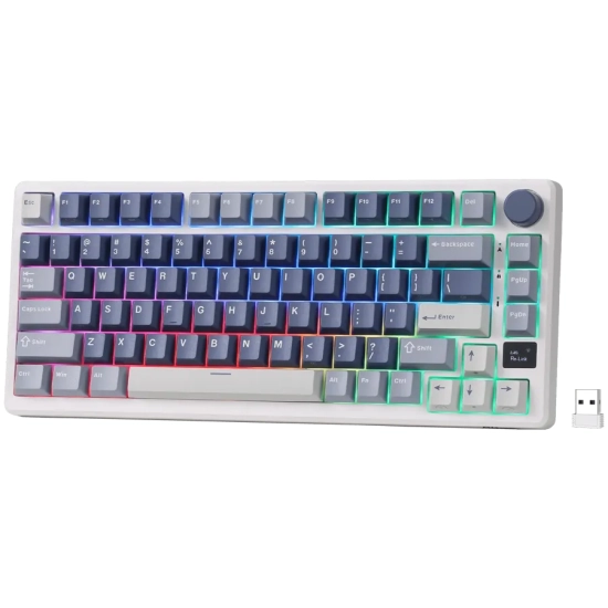 Royal Kludge Klawiatura M75 Ocean Blue Brown