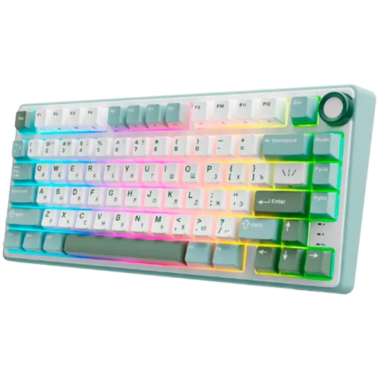 Royal Kludge R75 Sky Cyan Brown Switch klawiatura mechaniczna US