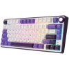 Klawiatura Royal Kludge R75 Blackberry Mousse K Silver Switch