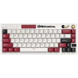 Klawiatura mechaniczna Royal Kludge M65 w wariancie kolorystycznym Famicom z przełącznikami Beige Switch, układ US.