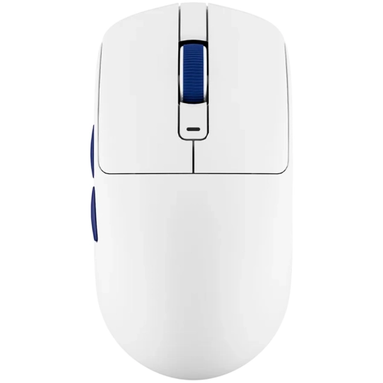 Mysz gamingowa Royal Kludge M30 w wariancie White Blue z sensorem PixArt PMW3311.