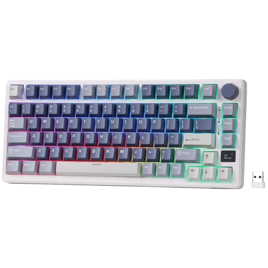 Royal Kludge Klawiatura mechaniczna M75 Ocean Blue Cream Switch US