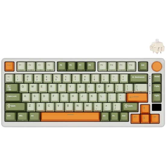 Klawiatura Royal Kludge M75 Slate Cyan Cream Switch