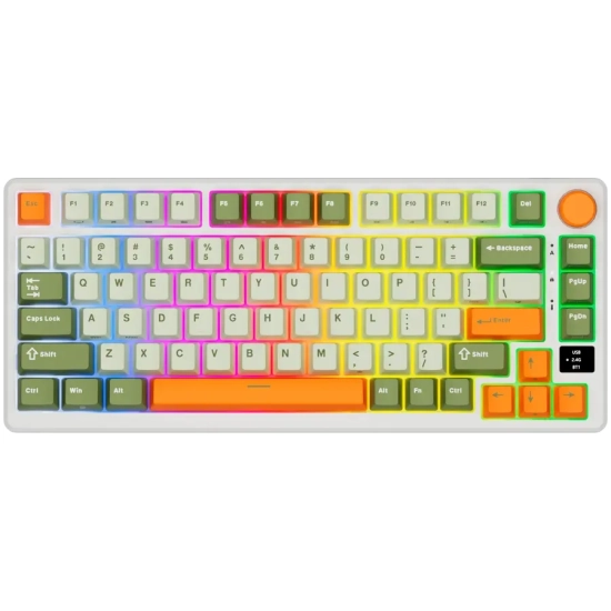 Klawiatura Royal Kludge M75 Slate Cyan Beige Switch