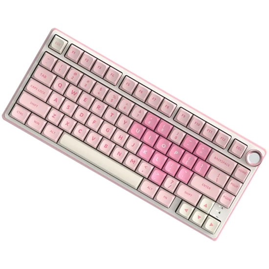 Royal Kludge R75 Pink Melody Beige Switch klawiatura mechaniczna US