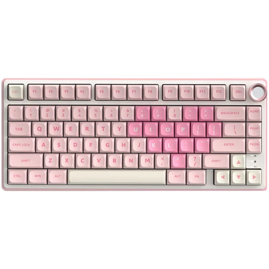 Royal Kludge R75 Pink Melody Beige Switch klawiatura mechaniczna US