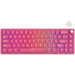 Klawiatura Royal Kludge R65 Berry Red Cream Switch