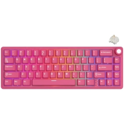 Klawiatura Royal Kludge R65 Berry Red Beige Switch