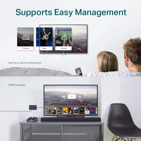 Switch TP-Link TL-SG105E Easy Smart 5x Gigabit