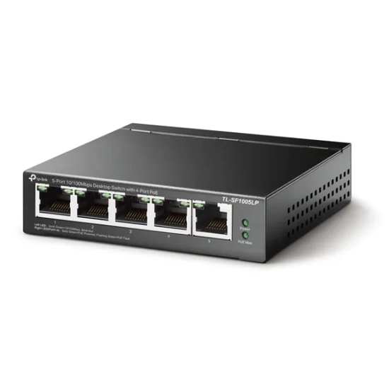 TP-Link TL-SF1005LP switch Fast Ethernet PoE+, 5 portów